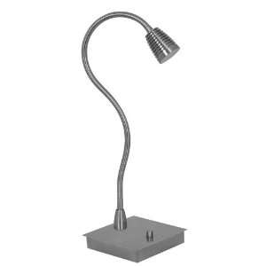   BP Brushed Platinum Imu 3 Diode LED Table Lamp from the Imu Collection