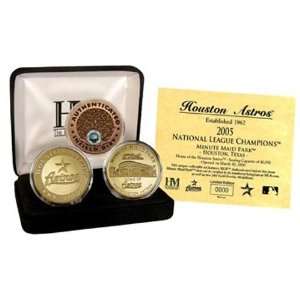   Astros 24Kt Gold And Infield Dirt 3 Coin Set