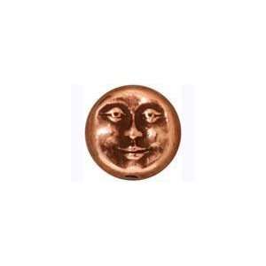  Moon Face Bead  Copper Arts, Crafts & Sewing