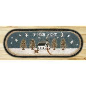    O Holy Night Braided Table Runner  Susan Burd: Home & Kitchen