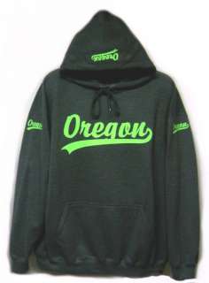 NEW State Of Oregon Hoodie Hooded Sweatshirt Dark Heather Mens Womens 
