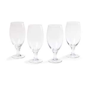  Set of 4 Beer Glasses By Trudeau: Kitchen & Dining