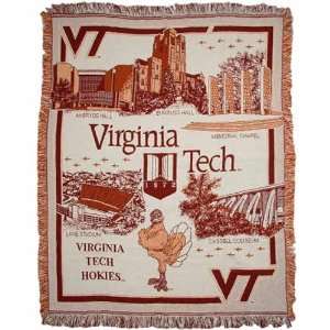  Virginia Tech Hokies Throw Blanket
