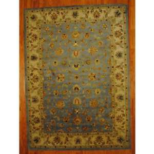  Herat Oriental 8 x 11 Indo Mahal Light Blue Wool Rug 