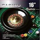 ROULETTE WHEEL Table Top Game casino chips ball new Desk Top  