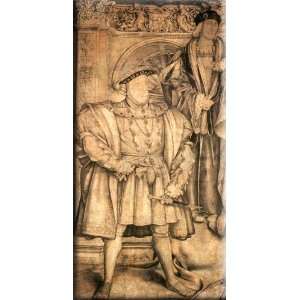  Henry VIII and Henry VII 15x30 Streched Canvas Art by 