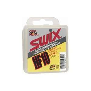  Swix HF10 Yellow High Fluoro Wax: Sports & Outdoors