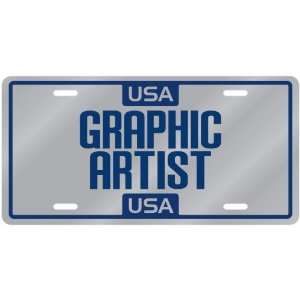  New  Usa Graphic Artist  License Plate Occupations: Home 