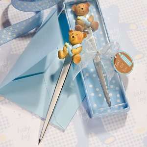  Lovable Teddy Bear Design Letter Openers  Blue: Health 