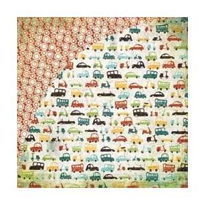  Basic Grey Wander Double Sided Paper 12X12 Vroom; 25 