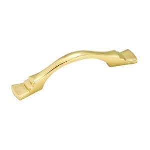 Hint of Heritage 3 in. Drawer Pull in Polished Brass Finish (Set of 10 