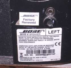 Bose 301 Series V Direct Reflecting Speaker System (PAIR)  