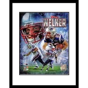   FRAMED 16x13 New England Patriots Wes Welker Composite: Home & Kitchen