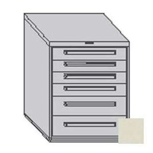  Equipto 30W Modular Cabinet 6 Drawers W/Dividers, 38H 