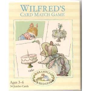  Brambly Hedge Wilfreds Card Match Game Toys & Games