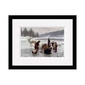  Laundering A Winters Day Framed Giclee Print: Home 