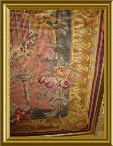 ANTIQUE Tapestry,Petit Point,Needlepoint C.1800 Framed  