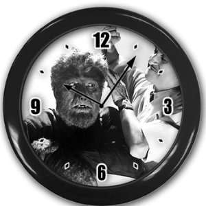  Wolfman Wall Clock Black Great Unique Gift Idea Office 