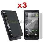   Clear Premium Privacy LCD Screen Guard Film For Motorola Droid X MB810