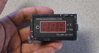 Hardy Diesel Voltage and Frequency meter. Comes ready to be hooked up 