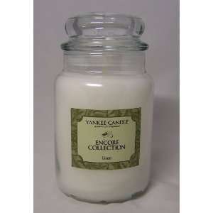  Yankee Candle Encore Collection Linen Candle ~ 22 Oz Jar 