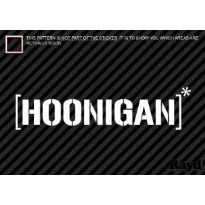  (2x) Hoonigan #2   Sticker   Decal   Die Cut Everything 