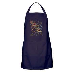  Apron (Dark) Horseshoes Roses and Crosses 
