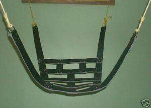 Big Black Leather suspension sling Medieval i800  