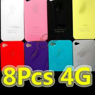 8X Color Hard Back Case Cover For Apple iPhone 4G 4 4th  