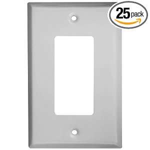  STANLEY White Single GFCI Wall Plate Sold in packs of 5 
