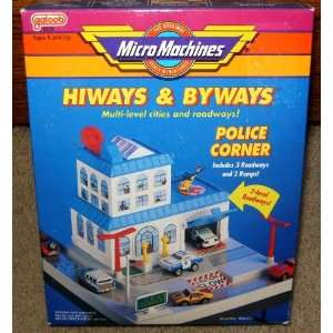  Micro Machines Police Corner Playset: Toys & Games