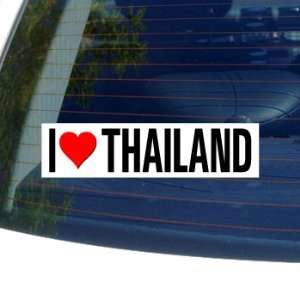  I Love Heart THAILAND   Window Bumper Sticker Automotive