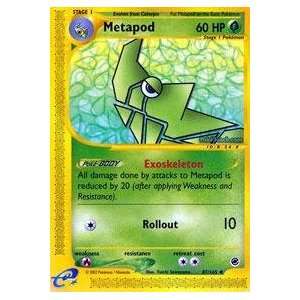  Pokemon   Metapod (87)   Expedition   Reverse Holofoil 