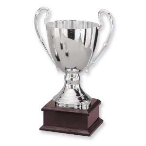  15 Silver plated Wood Base Trophy