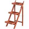 New Red Wooden Plant Stand / Shelf 41.5H   89015  