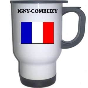 France   IGNY COMBLIZY White Stainless Steel Mug 