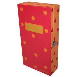  Red & Orange Dots Mini Menu Box: Home & Kitchen