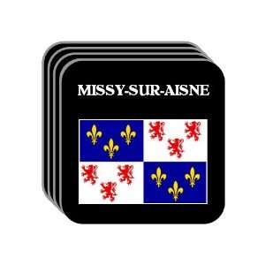 Picardie (Picardy)   MISSY SUR AISNE Set of 4 Mini Mousepad Coasters