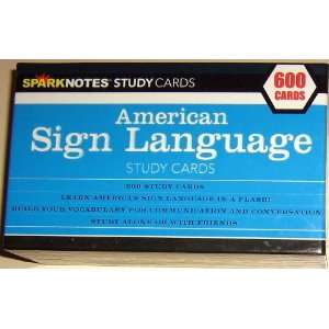  American Sign Language Study Cards Toys & Games