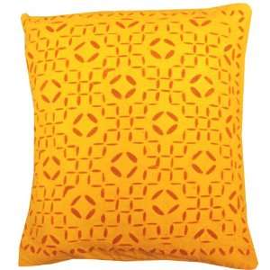  Decorative Pillow Cases Orange Color   Traditional Indian 