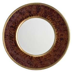   Chrome Tortoise Gold Incrustation Charger Plate 12 in: Home & Kitchen