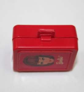 Vintage Barbie & Tutti Red Plastic CASE  