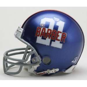  Tiki Barber New York Giants Replica Riddell Mini Helmet 