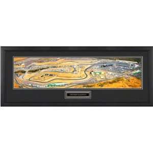 Infineon Raceway Framed Panoramic with Engraved Plate:  