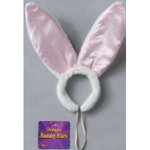  Deluxe Satin Plush Costume Bunny Ears: Toys & Games
