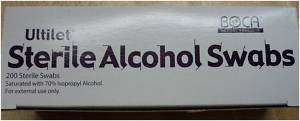 70% Isopropyl Alcohol Prep Pad Box of 200 Pads  