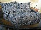 Camo Hunt Patern 7 Piece King Size Comforter`Set 800 TC,Sheet Set,New 