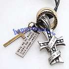 New Fashion Mens Cool Cross Love Letters Necklace Sweater Chain J0164