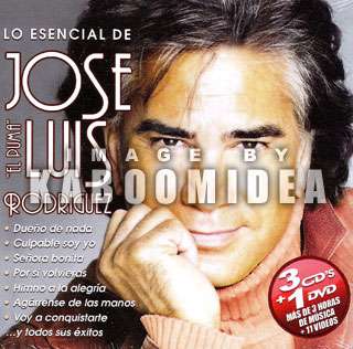 JOSE LUIS RODRIGUEZ Lo Esencial 3 CD + 1 DVD NEW Exitos  