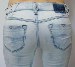 BNWT DIESEL Women Super Skinny LIVY Jeans 8A9  